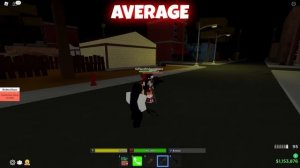 Da Hood | Noob vs Average vs Pro (ROBLOX) #2