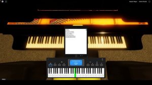 just me playing undertale once upon a time on roblox piano