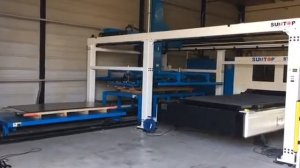 Лазерная установка со сменным столом и автоматической подачей листов до 2 тн