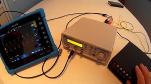 Генератор DDS MHS5200A-25M, зависимость амплитуды сигнала от частоты и нагрузки