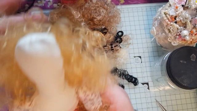 step 15 (part 1 ) on how to attach hair to a tilda doll смотреть онлайн