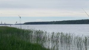 Отдых и рыбалка на оз. Липовское с палатками.