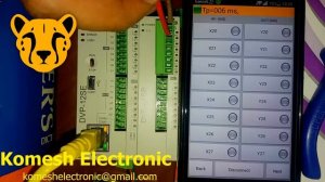 Android App for Delta Plc(DVP12SE) in modbus tcp Programming
