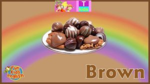 English - Colours - brown