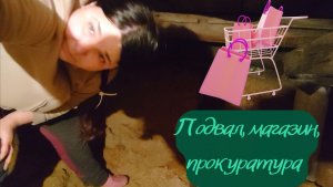 Влог. Работаю в подвале. Отправляюсь за покупками.