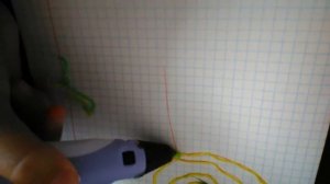 Роза из 3д ручки.