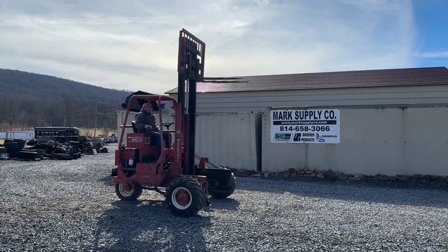 Teledyne Princeton D-5000 Moffit 3 Wheel Drive Diesel Fork Lift 48" Forks 5,000 LBS Lift Hydro!!! смотреть онлайн