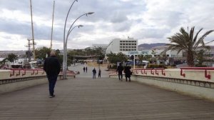 Winter in EILAT - Eilat Promenade, Israel | 4K UHD Relaxing Virtual Walk