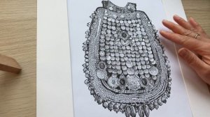 Иллюстрация Башкирский нагрудник