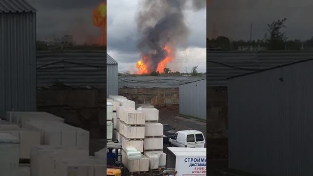 Пожар в челобитьево.