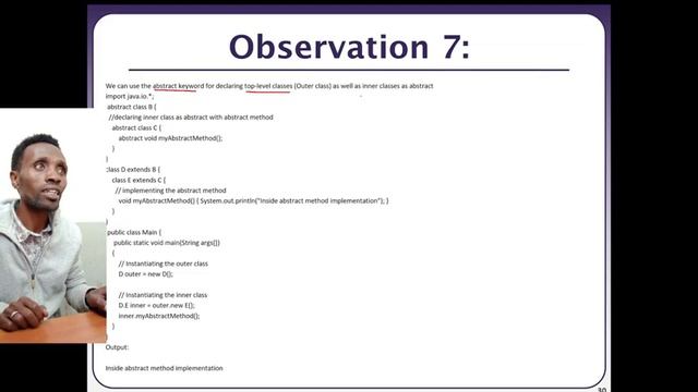 Abstract Class in Java
