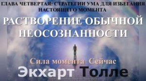 аудиокнига/Экхарт Толле/Сила момента Сейчас/ГЛАВА 4/СТРАТЕГИИ УМА ДЛЯ ИЗБЕГАНИЯ НАСТОЯЩЕГО МОМЕНТА