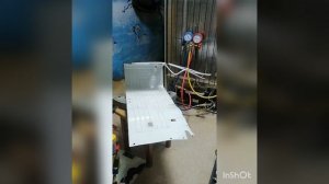 Ремонт испарителя холодильника Саратов, пайка кастолином 1827 и алютином 51 L