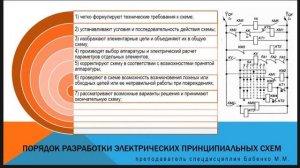 Составление электрических принципиальных схем