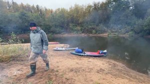 СПЛАВ НА САПБОРДАХ НА 117 КМ. ИЗ КИРОВСКОЙ ОБЛАСТИ В КОСТРОМСКУЮ. ДИКИЕ ЗВЕРИ И ТРОЕ НА САПБОРДАХ