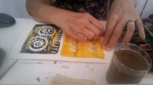 ОТ ПЕРВОБЫТНОГО ИСКУССТВА К НАРОДНОМУ. ЧАСТЬ 4.  Батик.  Ролик 2, воск и акварель.