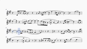 Gary Moore - Still Got The Blues (minus for alto sax). Ноты для альт саксофона.