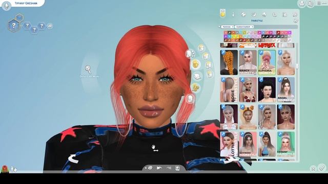 The Sims 4 CAS Lookbook - Tiffany Gresham + CC Folder & Tray Files смотреть онлайн