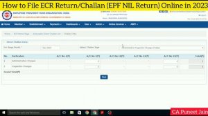 How To File EPF Nil Returns PF Nil Return Filing 2024 | PF Nil Return charges #epf