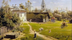 Сочинение по картине «Московский дворик» В. Поленова
