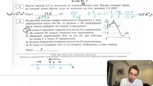 На рисунке показан график зависимости координаты x тела, движущегося вдоль оси Ox, от - №33092