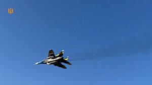 Работа авиабомбами GBU-62 JDAM-ER по мостовым переправам в Курской области с украинских МиГ-29