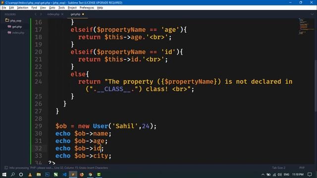 #10 PHP - OOP (Object Oriented Programming) Concepts | Magic Methods