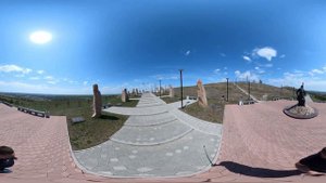Поклонная гора -Абакан. Видео 360 градусов.