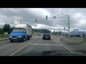 Едем через село Майма Республика Алтай август 2023г.