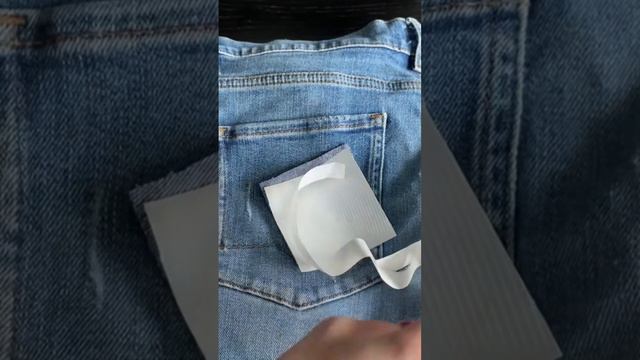 Из чего сделать заплатку в джинсах #шьемвместе #учушить смотреть онлайн