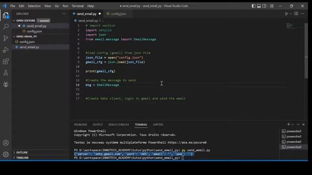 Comment envoyer un email avec Python et un compte Gmail [Python Email - Français]