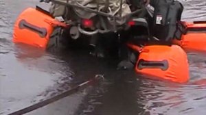 Плавающий квадроцикл