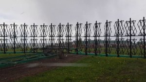 Борона зубовая ,Сцепка СГ 18 Вятка-АгроДизель  складывание в транспортное положение.