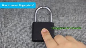 Электронный замок с отпечатком пальца.
