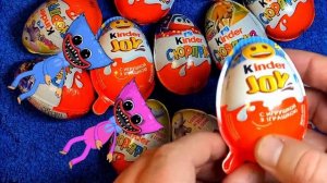 Kissy Missy and Huggy Wuggy Playtime Satisfying Kinder Surprise & Kinder Joy Video Egg ASMR # 29