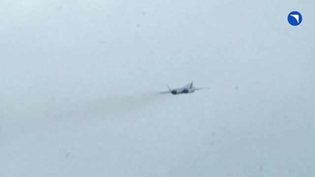 Первый полет модернизированного Су-57 «второго этапа» (ОАК) смотреть онлайн