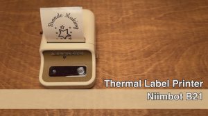 Он может пригодится каждому! Термопринтер для печати этикеток Niimbot B21