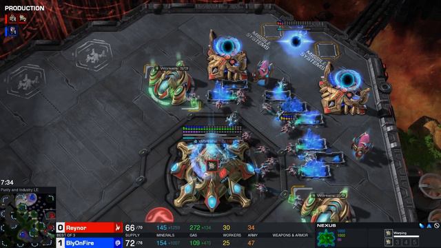 StarCraft 2: REYNOR PLAYING PROTOSS?! (Bly vs Reynor)