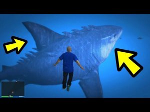 ОХОТА НА МЕГАЛОДОНА И КАК ПОЙМАТЬ ГИГАНТСКУЮ АКУЛУ МЕГ В ГТА 5 МОДЫ! ОБЗОР МОДА В GTA 5! MODS