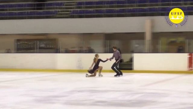 Фігурне катання. Чемпіонат України серед юніорів. Срібний виступ Ліки БОНДАР - Артема КОВАЛЯ смотреть онлайн