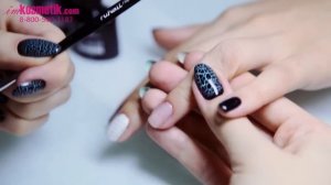 Как правильно наносить эффект кракелюра TNL Crack?