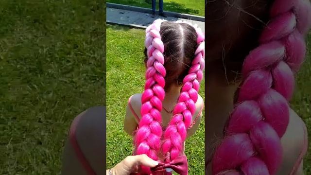 Объемные косы с канелоном ?