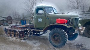 Полугусеничных ЗИЛ едет не туда / "Переворачиваем" задний мост