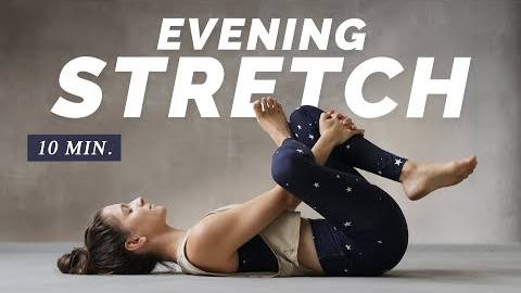 10 Minute Evening Stretch for Beginners  Better Sleep  Relaxation