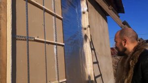 Самый недорогой солнечный воздушный коллектор - из алюминиевой фольги. Видео №8