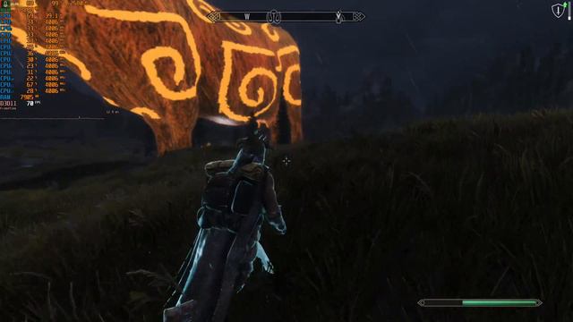 TESV: Skyrim Special Edition i5 10400 RX 6700 XT Modded Benchmark смотреть онлайн