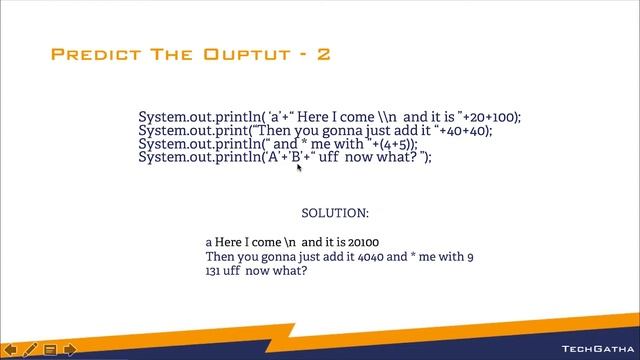 Basic Java Assignments 01 - Variable Declaration and Escape Sequence