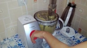 Драники быстро с кухонным комбайном Bosch МСМ 5529, насадка muz 45 rs1, muz 45 kp1.