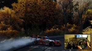 Supra A80 WDT drifting Dousojin Touge 1990!! | steering wheel | Assetto corsa