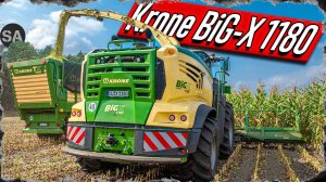 Это просто мощный кормоуборочный комбайн Krone BiG X 1180. Ничего интересного.